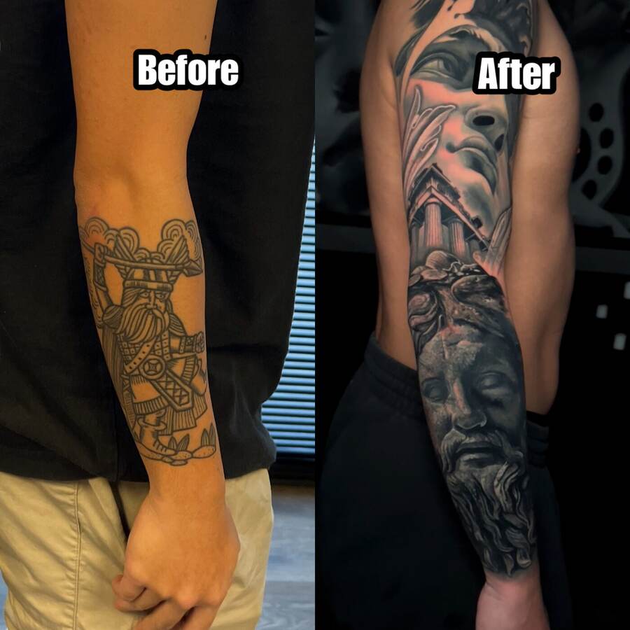 Greek Sleeve Cover-Up
