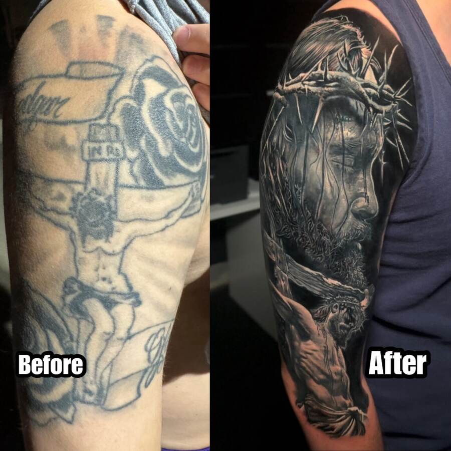 Jesus Sleeve Cover-Up
